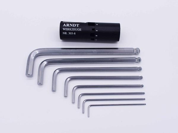 Arndt Sechskant Kugelkopf Stiftschlüsselsatz Einzelteile